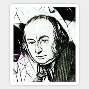 Isambard Kingdom Brunel Black And White Portrait | Isambard Kingdom Brunel Artwork 3 Magnet